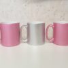 Sublimatie metallic roze beker 300 ml - Afbeelding 2